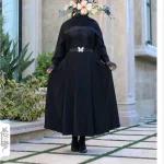 مانتو عبایی زنانه دخترانه پیراهن ساحلی عبا کرپ الیزه مدل یسنا - تصویر 10