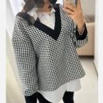 ست دو تیکه شومیز وست دخترانه مدل پیچازی در رنگ بندی - تصویر 15