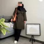 مانتو بلند زنانه دانشجویی اداری سوپر مازراتی رسمی اداری رنگ بندی - تصویر 4