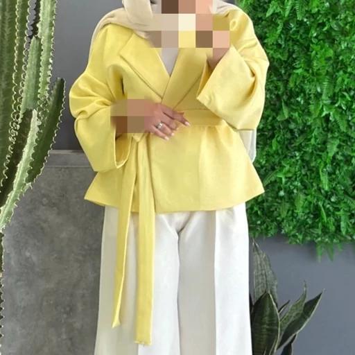 e9P2o33ThoAAI0LG52d16V2sNsGnoVP4U6JL47BAGyFtcdZhBF.jpg_512X512X70.jpg مانتو کتی زنانه دخترانه زرد کره ای - تصویر 1