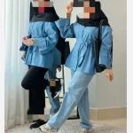 مانتو لی کاغذی زنانه یقه مردانه اسپرت - تصویر 4