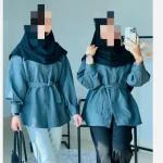 مانتو زنانه دخترانه دانشجویی اداری مدل ثریا جنس پرشیا - تصویر 3