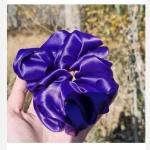 اسکرانچی ساتن ابریشم در رنگبندی متنوع و اندازه دلخواه - تصویر 4