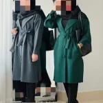 مانتو زنانه بلند جلو دکمه اداری دانشجویی سوپر مازراتی مدل تیلنا - تصویر 5