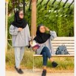مانتو دانشجویی راه راه دخترانه زنانه اسپرت رنگ بندی - تصویر 3