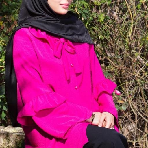 nRRwasVpTZV08amdV2yd0YMxjeE9blcNTigpAWnpbBlVpKLdOp.jpg_512X512X70.jpg شومیز دخترانه و زنانه فانتزی چین دار در رنگ بندی - تصویر 1