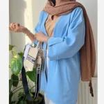 مانتو کتی زنانه کرپ مازراتی - تصویر 6