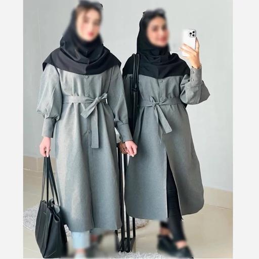 nr6wCK0Twp1waBMboCn3cnVnLNORcyL2Ewl0DDEJXKY6uaP9q1.jpg_512X512X70.jpg مانتو بلند دانشجویی زنانه دخترانه درجه یک - تصویر 1