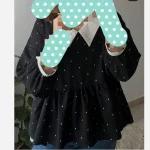 شومیز عروسکی خال خالی توپ توپی دخترانه - تصویر 3