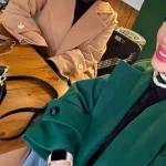 پالتو فوتر آستر دار بلند زنانه و دخترانه در رنگ بندی و سایزبندی - تصویر 4