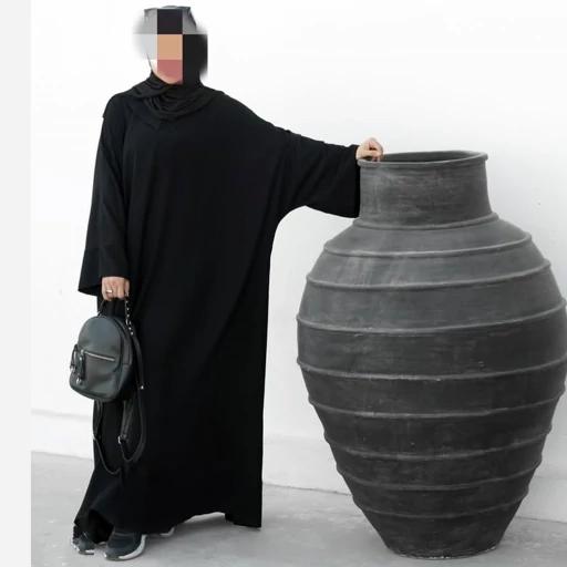 swMu5ETqQiDX4sH4RNALDCh5Wd1TqlmJ4TngO88wwGWpcnqTuM.jpg_512X512X70.jpg مانتو عبایی مشکی زنانه مدل روژا - تصویر 1