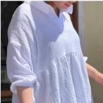 تونیک و شومیز مانتو تابستانی و خنک زنانه و دخترانه - تصویر 3