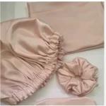 روبالشتی و کلاه خواب و اسکرانچی ساتن ابریشم در رنگبندی دلخواه ست - تصویر 10