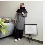 مانتو بلند زنانه دانشجویی اداری سوپر مازراتی رسمی اداری رنگ بندی - تصویر 9