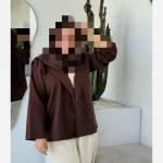 مانتو کتی قهوه ای موکا ترند