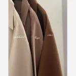 مانتو قهوه ای موکا عروسکی زنانه سوپر مازراتی - تصویر 3