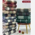 پارچه موهر پشمی ترک چهارخونه پاییزه زمستانه رنگ بندی